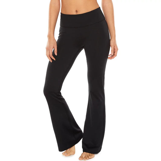 Gaiam Women's Black Length OM Yoga Pants